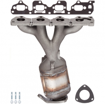 Catalytic Converter with Integrated Exhaust Manifold