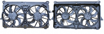 Dual Radiator and Condenser Fan Assembly