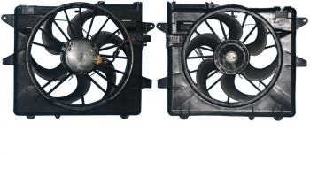 Dual Radiator and Condenser Fan Assembly