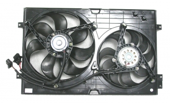Dual Radiator and Condenser Fan Assembly