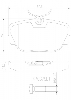 Disc Brake Pad Set
