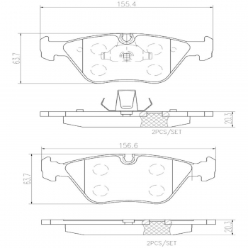 Disc Brake Pad Set