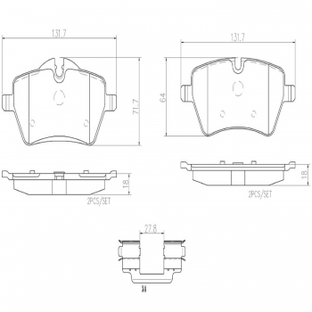 Disc Brake Pad Set