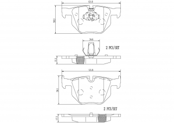 Disc Brake Pad Set