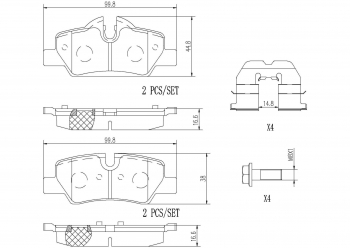 Disc Brake Pad Set