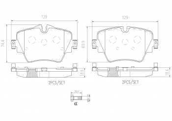 Disc Brake Pad Set