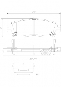 Disc Brake Pad Set
