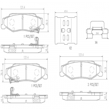 Disc Brake Pad Set