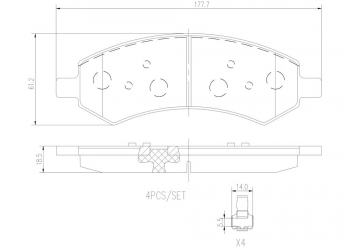 Disc Brake Pad Set