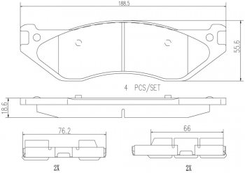 Disc Brake Pad Set