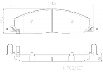 Disc Brake Pad Set