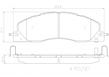 Disc Brake Pad Set