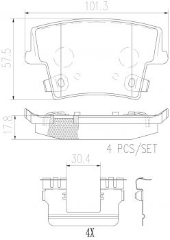 Disc Brake Pad Set