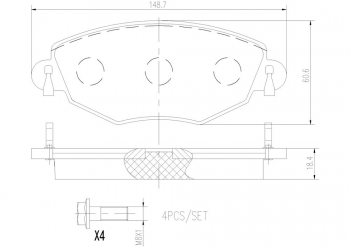 Disc Brake Pad Set