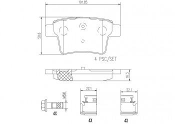 Disc Brake Pad Set