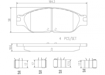 Disc Brake Pad Set