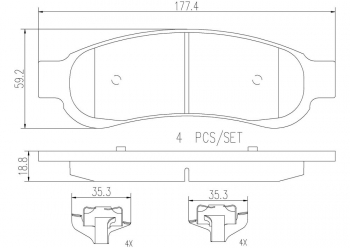 Disc Brake Pad Set