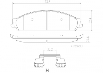 Disc Brake Pad Set