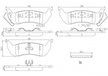 Disc Brake Pad Set