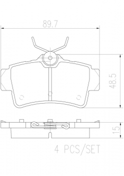 Disc Brake Pad Set