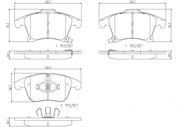 Disc Brake Pad Set
