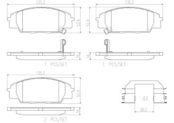 Disc Brake Pad Set
