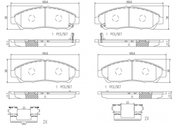 Disc Brake Pad Set