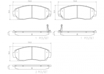 Disc Brake Pad Set
