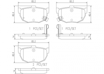 Disc Brake Pad Set