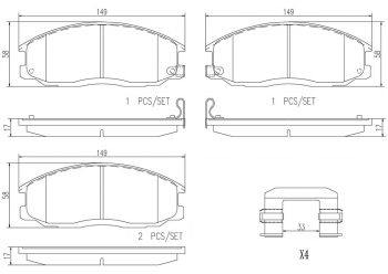 Disc Brake Pad Set