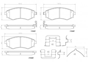 Disc Brake Pad Set