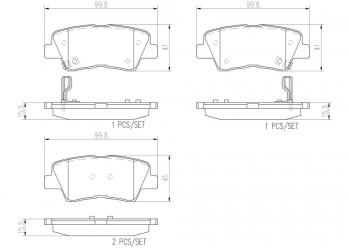 Disc Brake Pad Set