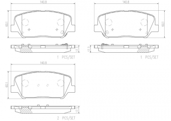 Disc Brake Pad Set