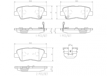 Disc Brake Pad Set
