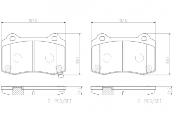 Disc Brake Pad Set
