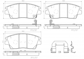 Disc Brake Pad Set