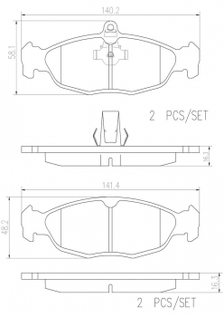 Disc Brake Pad Set