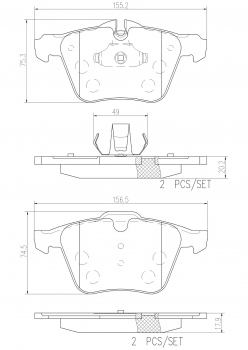 Disc Brake Pad Set
