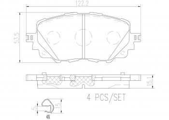 Disc Brake Pad Set