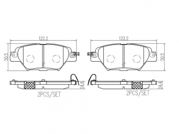 Disc Brake Pad Set
