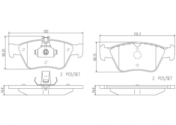 Disc Brake Pad Set