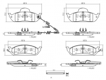Disc Brake Pad Set