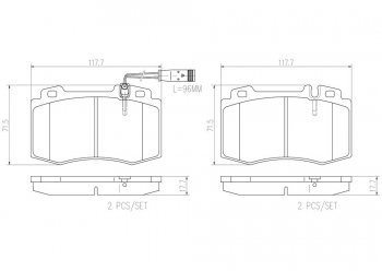 Disc Brake Pad Set