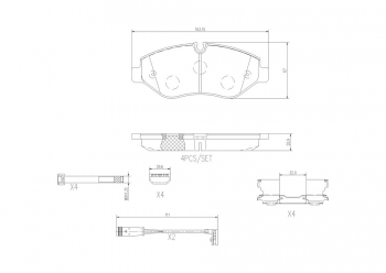 Disc Brake Pad Set