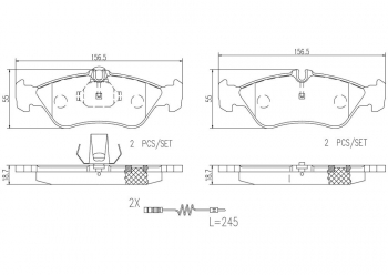 Disc Brake Pad Set