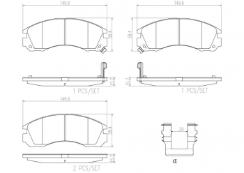 Disc Brake Pad Set