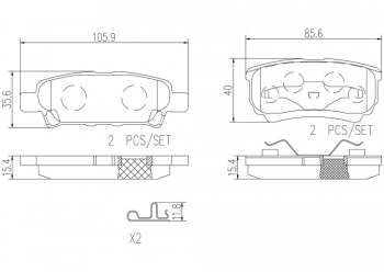 Disc Brake Pad Set