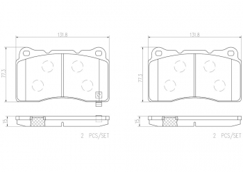 Disc Brake Pad Set