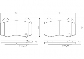 Disc Brake Pad Set