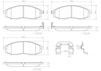Disc Brake Pad Set